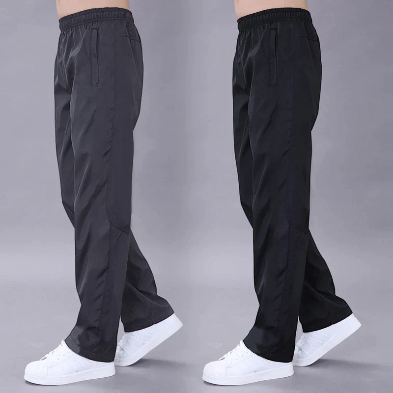 Men's breathable loose straight pants