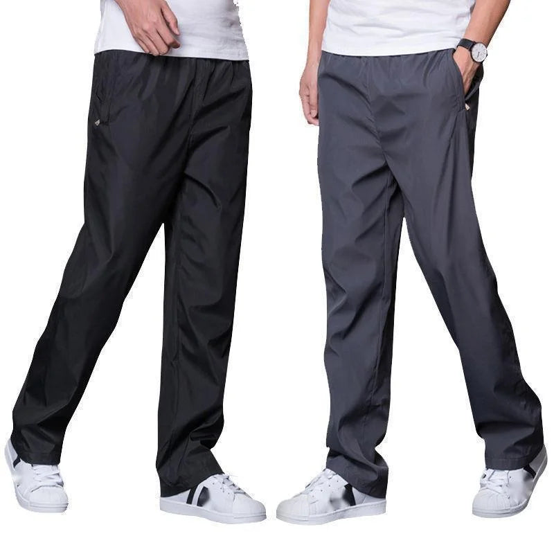 Men's breathable loose straight pants