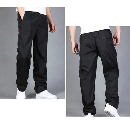 Men's breathable loose straight pants