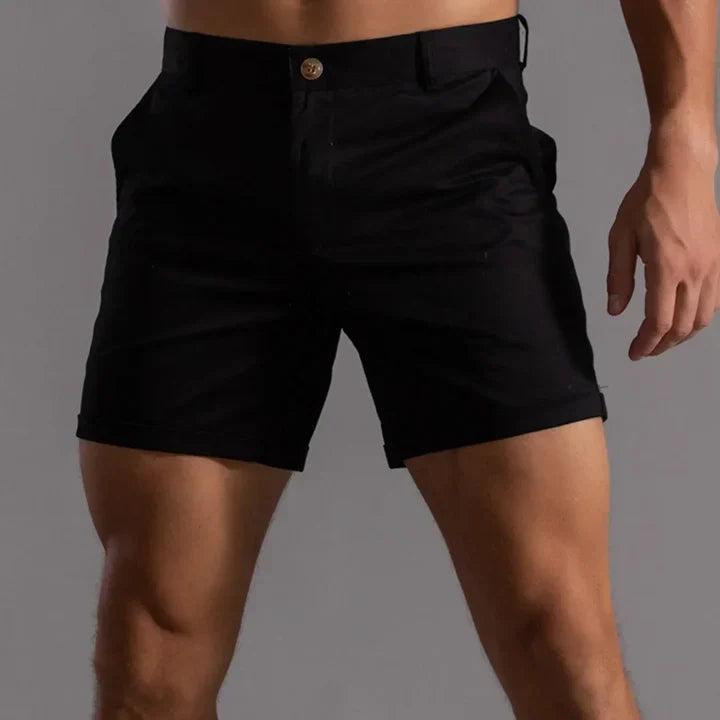 Men’s Shorts – Slim Fit – Tailored Silhouette – Breathable Blend – Mid Length