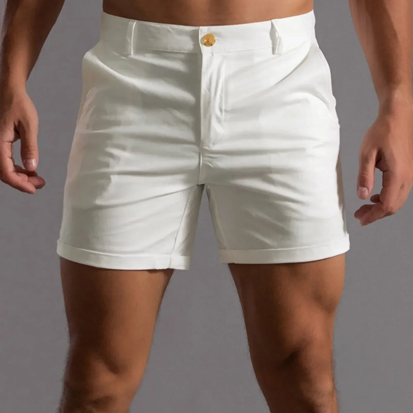 Men’s Shorts – Slim Fit – Tailored Silhouette – Breathable Blend – Mid Length