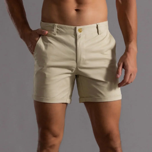 Men’s Shorts – Slim Fit – Tailored Silhouette – Breathable Blend – Mid Length