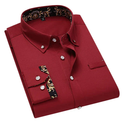Men's classic long-sleeve shirt