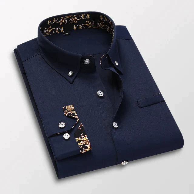 Men's classic long-sleeve shirt