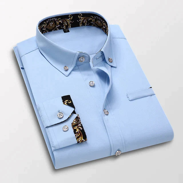 Men's classic long-sleeve shirt