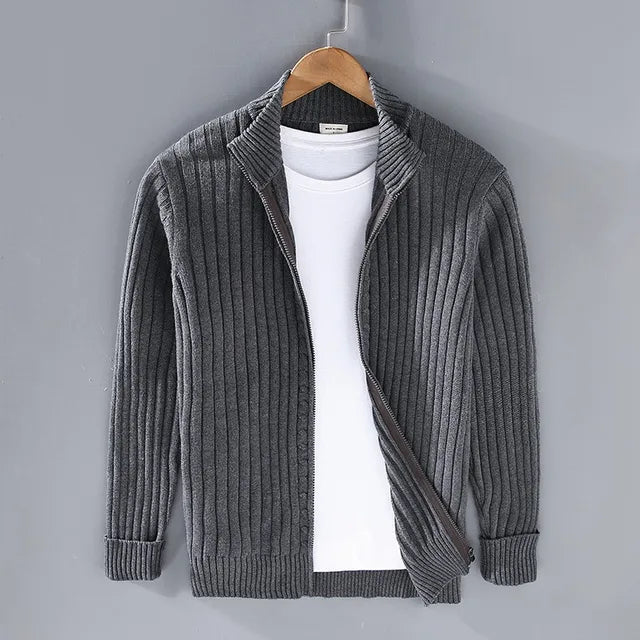 Men's knitted street sweater