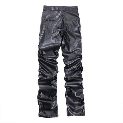 Men's sleek pleated trousers