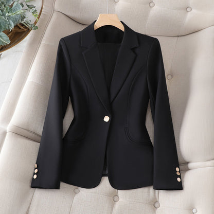 Stylish women’s blazer with lapel collar