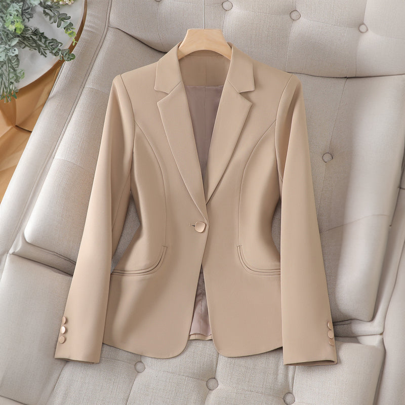 Stylish women’s blazer with lapel collar