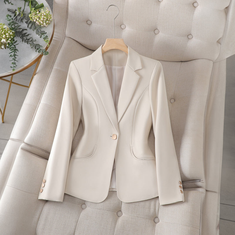 Stylish women’s blazer with lapel collar