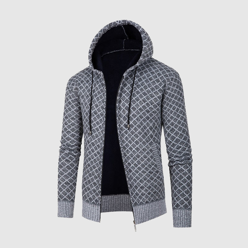 Men's urban jacket with hood