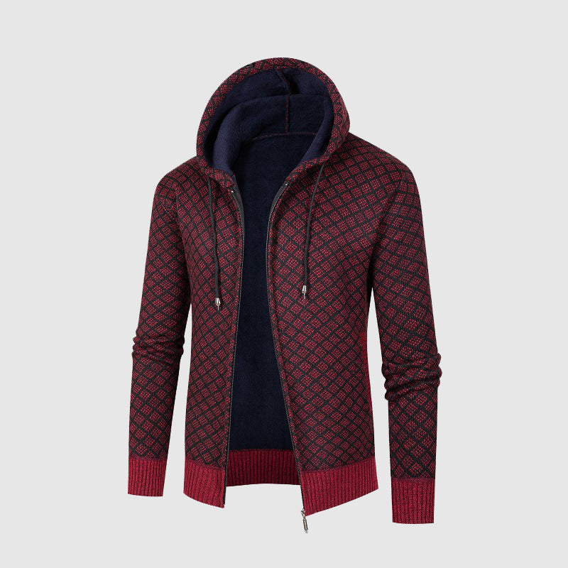 Men's urban jacket with hood