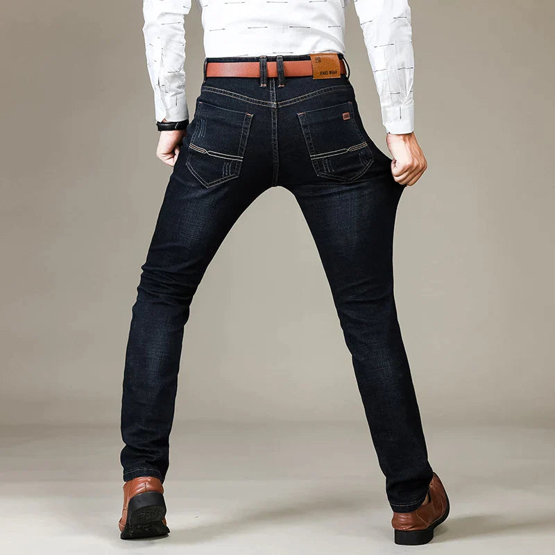 Men’s Slim Fit Jeans – Classic Denim – Five Pockets – Stylish Tailored Design