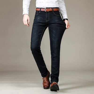 Men’s Slim Fit Jeans – Classic Denim – Five Pockets – Stylish Tailored Design