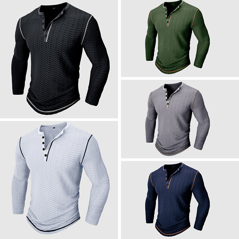 Stylish long sleeve casual shirt for men