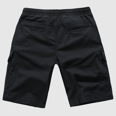 Men’s Cargo Shorts - Cotton Blend - Knee-Length - Multi-Pocket Utility Fit