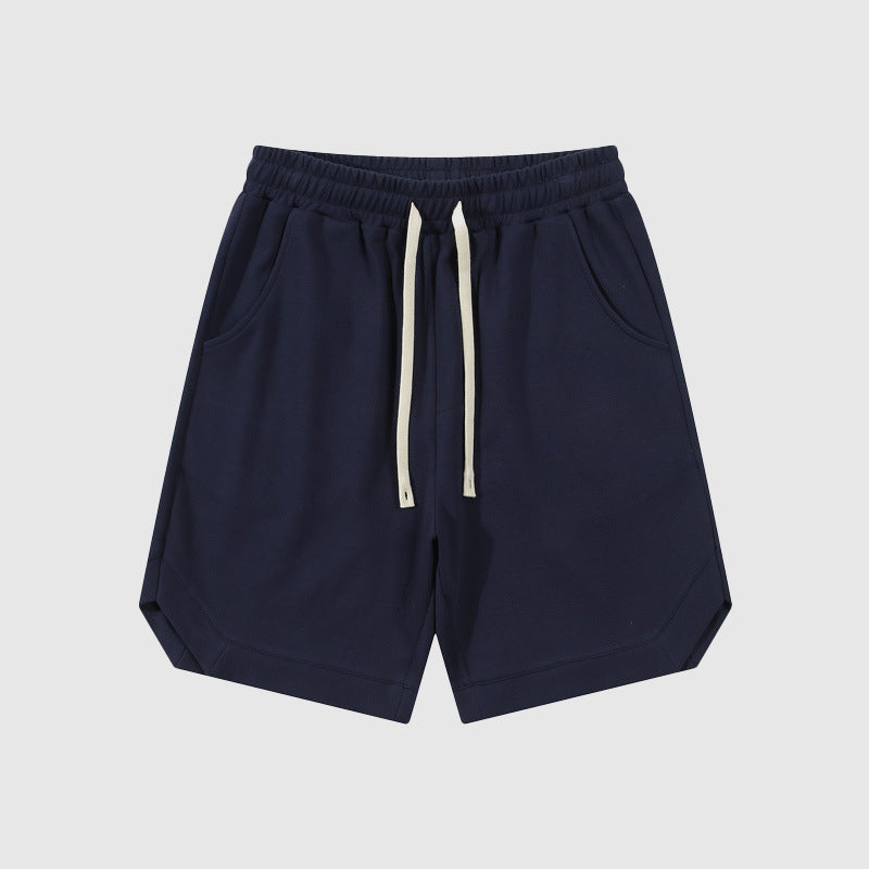 Men's retro twill loose fitting sport shorts