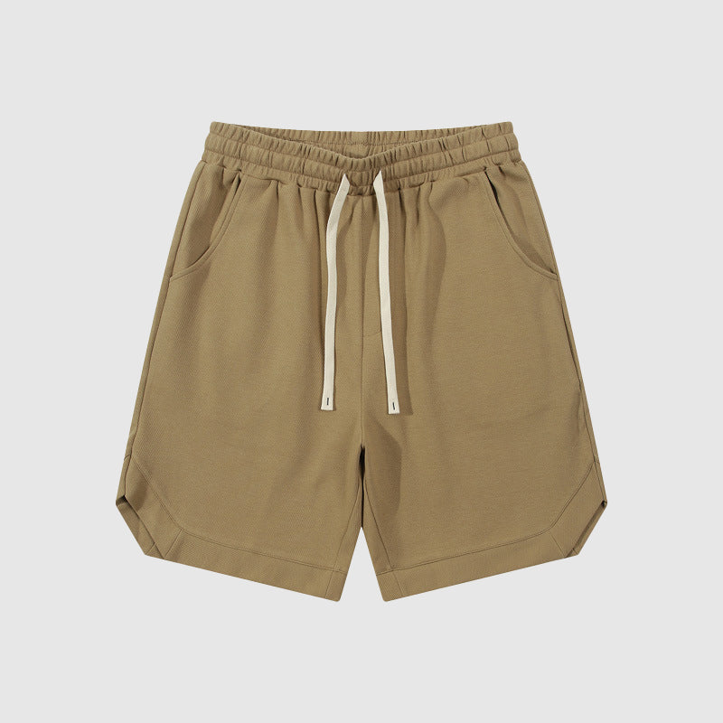 Men's retro twill loose fitting sport shorts