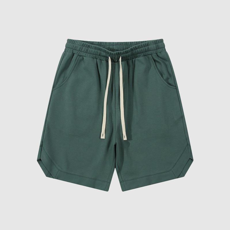 Men's retro twill loose fitting sport shorts