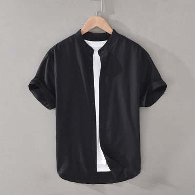 Men's long arm standard collar shirt