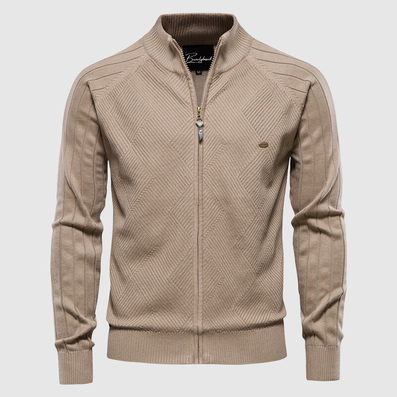 Men's classic full-zip sweater