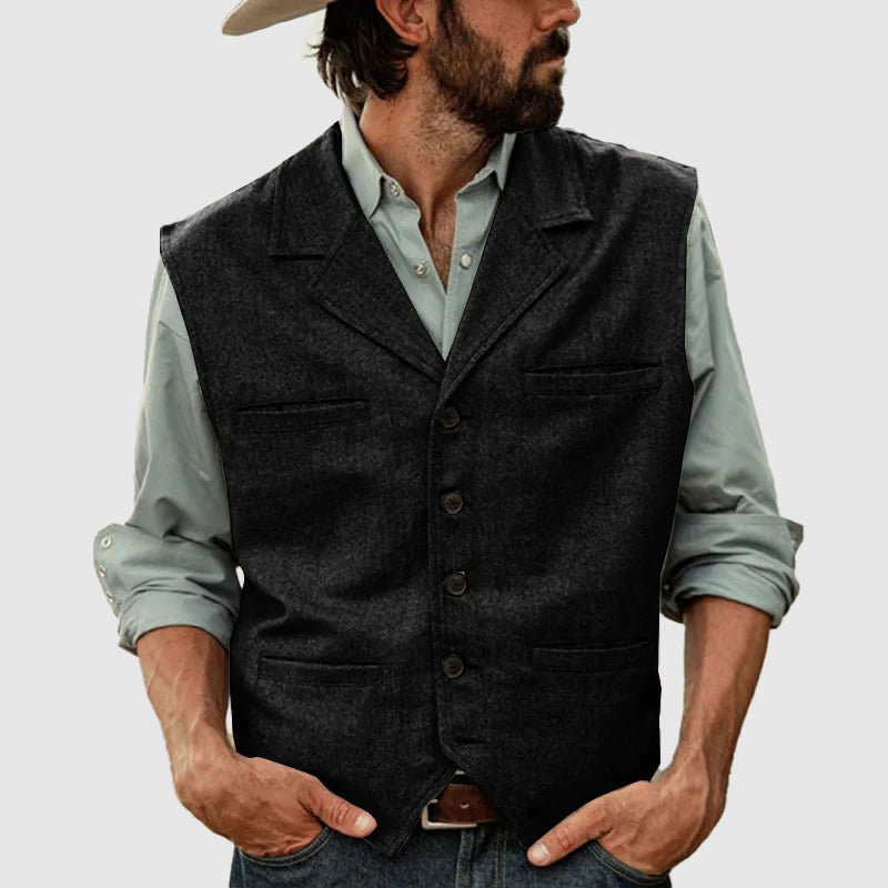 Men's vintage vow vest