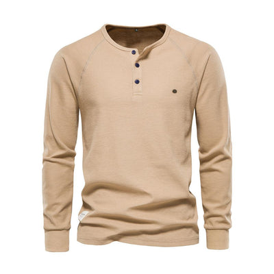 Men's Classic Long Sleeve Casual Shirt - Button-Up