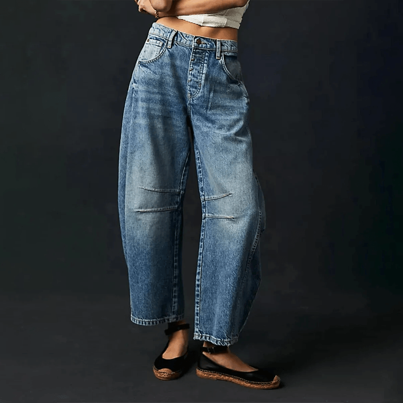 Wide Leg High-Waisted Jeans for Women