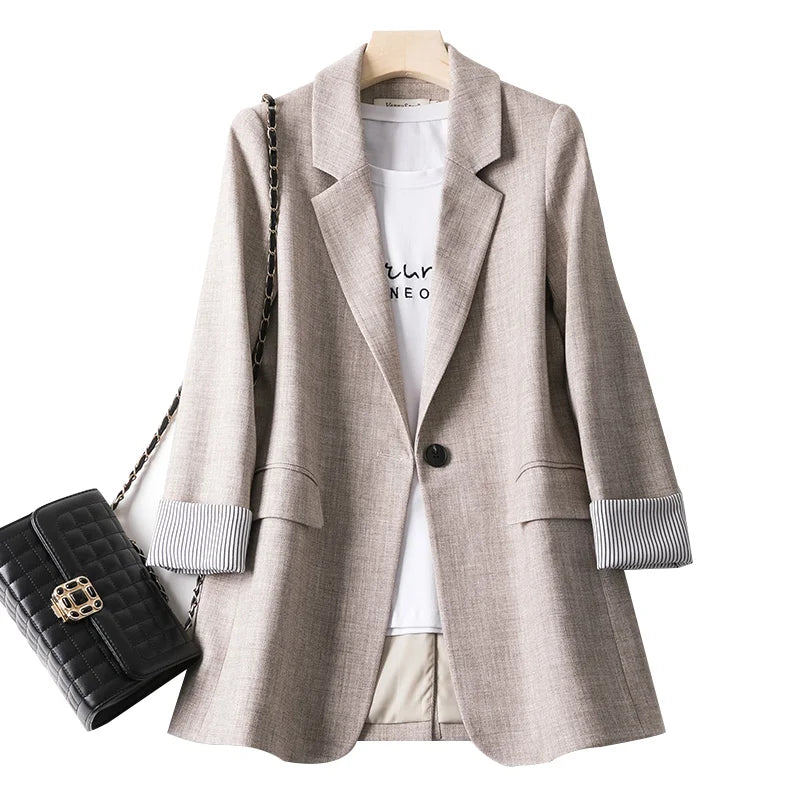 Women's long sleeve casual blazer