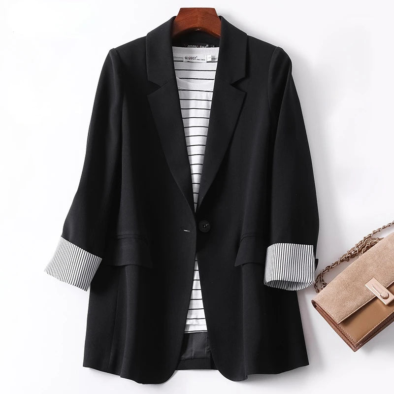 Women's long sleeve casual blazer