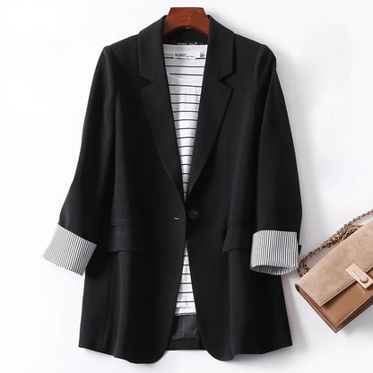 Women's long sleeve casual blazer