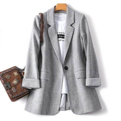 Women's long sleeve casual blazer