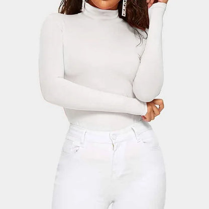 Women's turtleneck with long sleeves