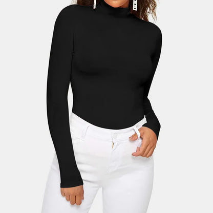 Women's turtleneck with long sleeves