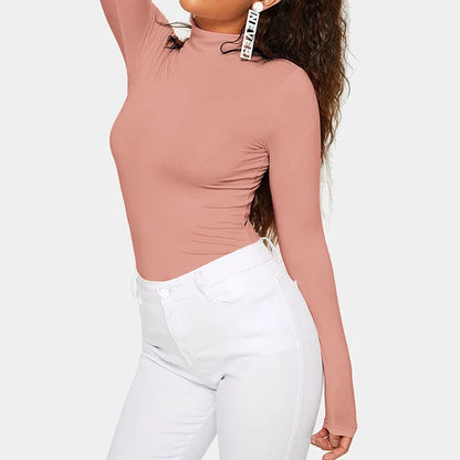 Women's turtleneck with long sleeves