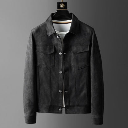 Men’s Jacket – Tailored Structured Fit – Button Front – Smart Casual