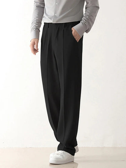 Men's draped formal pants