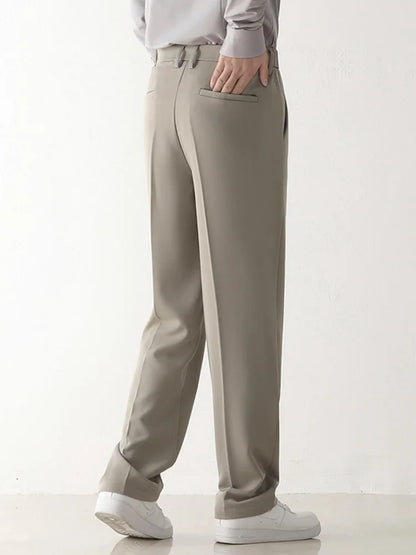 Men's draped formal pants