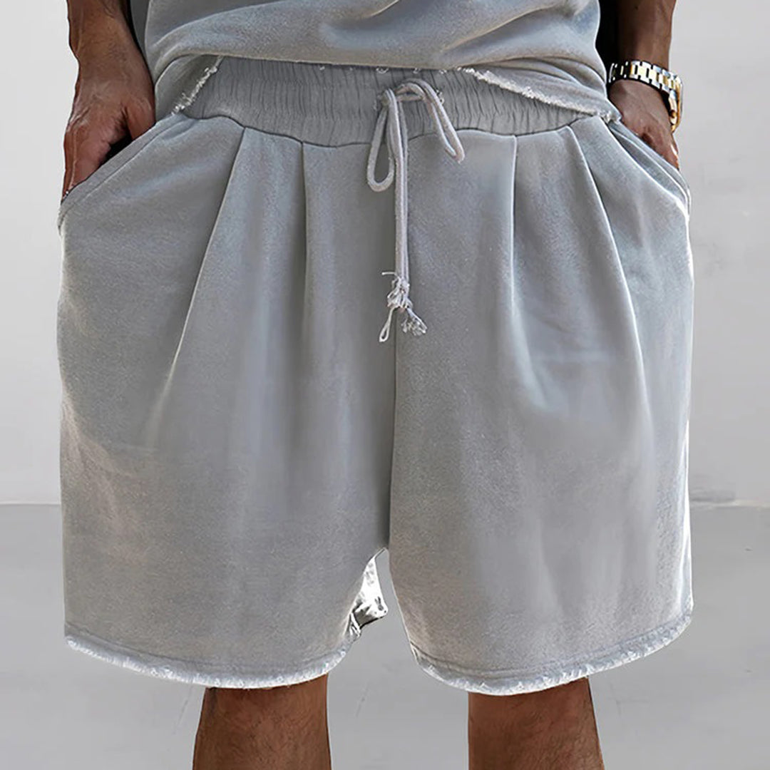 Men’s Casual Set – Oversized T-Shirt and Shorts – Relaxed Fit – Breathable Blend