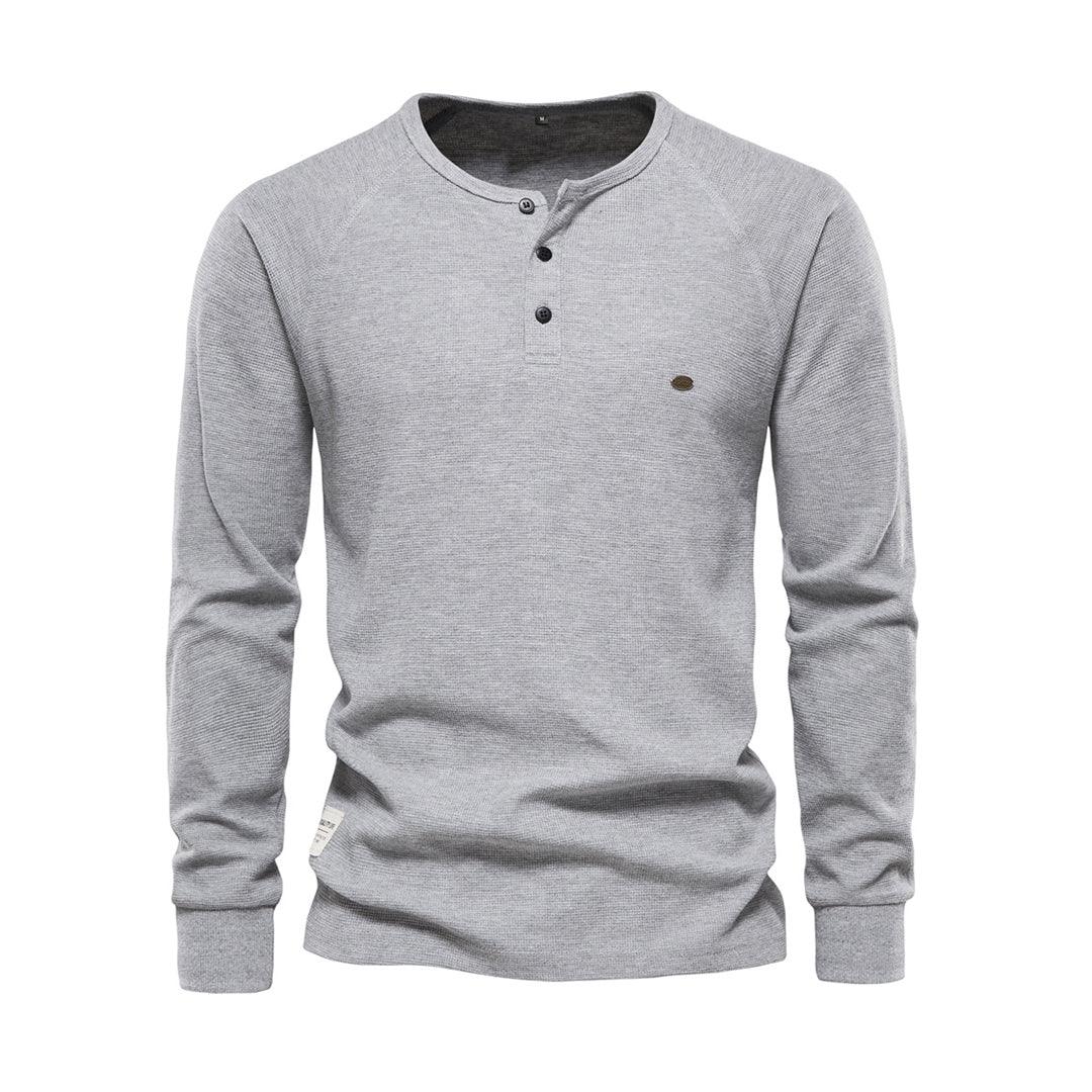 Men's Classic Long Sleeve Casual Shirt - Button-Up