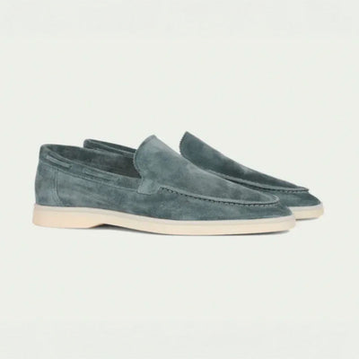 Men’s Suede Loafers – Slip-On Moc Toe – Streamlined Fit – Versatile Smart Casual