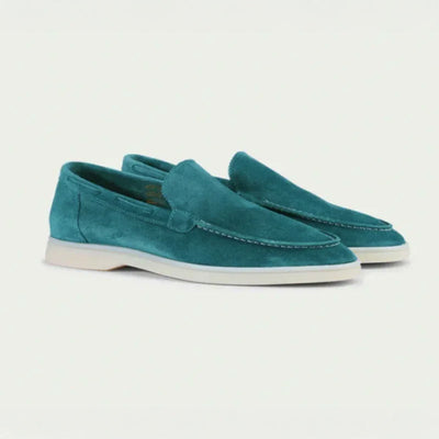 Men’s Suede Loafers – Slip-On Moc Toe – Streamlined Fit – Versatile Smart Casual