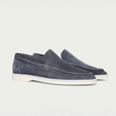 Men’s Suede Loafers – Slip-On Moc Toe – Streamlined Fit – Versatile Smart Casual