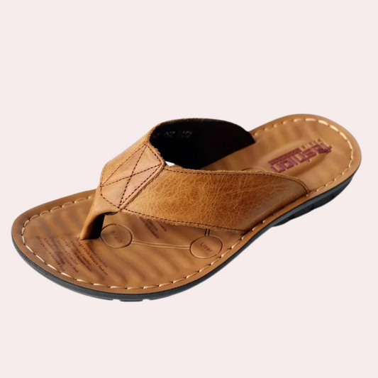 Men’s Slippers – Open Toe – Cushioned Footbed – Slip-On Comfort Fit
