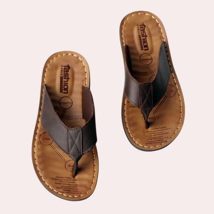 Men’s Slippers – Open Toe – Cushioned Footbed – Slip-On Comfort Fit