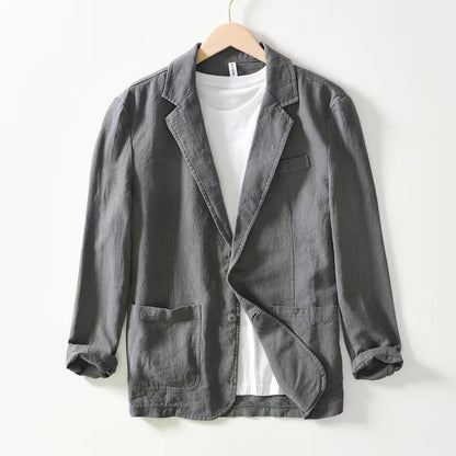 Men's sleek two-button blazer