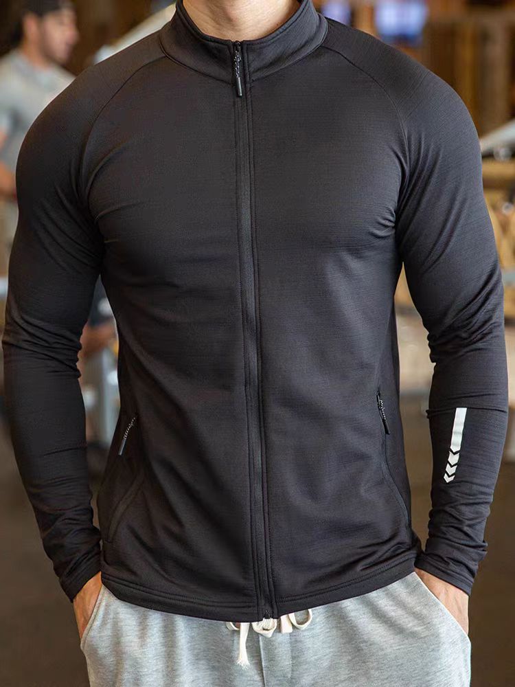 Men's quick dry long sleeve outdoor jacket