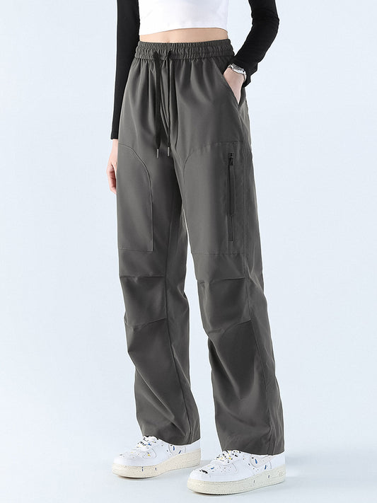 Women's Jogger Trousers - Elastic Waistband - Adjustable Fit - Lightweight & Breathable