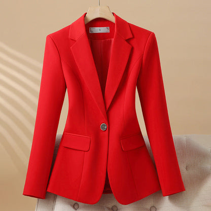 Women’s Blazer – Tailored Fit – Single Breasted – Classic Lapels – Formal Style