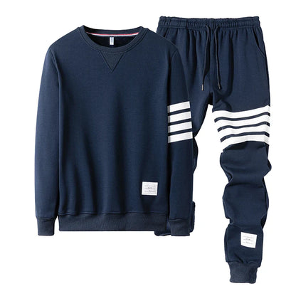 Men's long sleeve sweater and jogger pants set